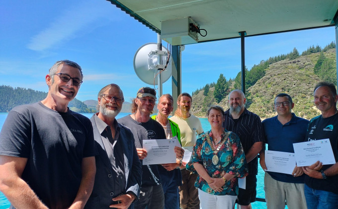 1Marlborough Mayor Nadine Taylor with NZKS team members and recent graduates