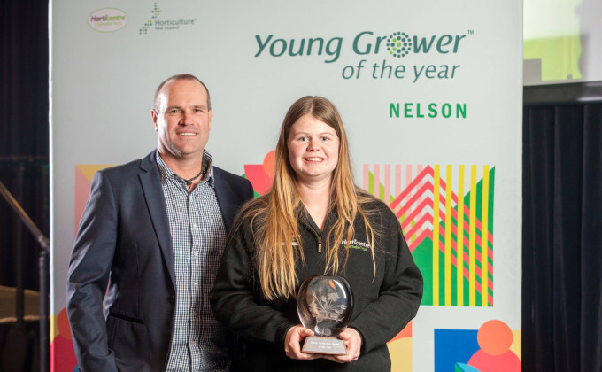 2024 Nelson Young Grower winner Farrah Richards